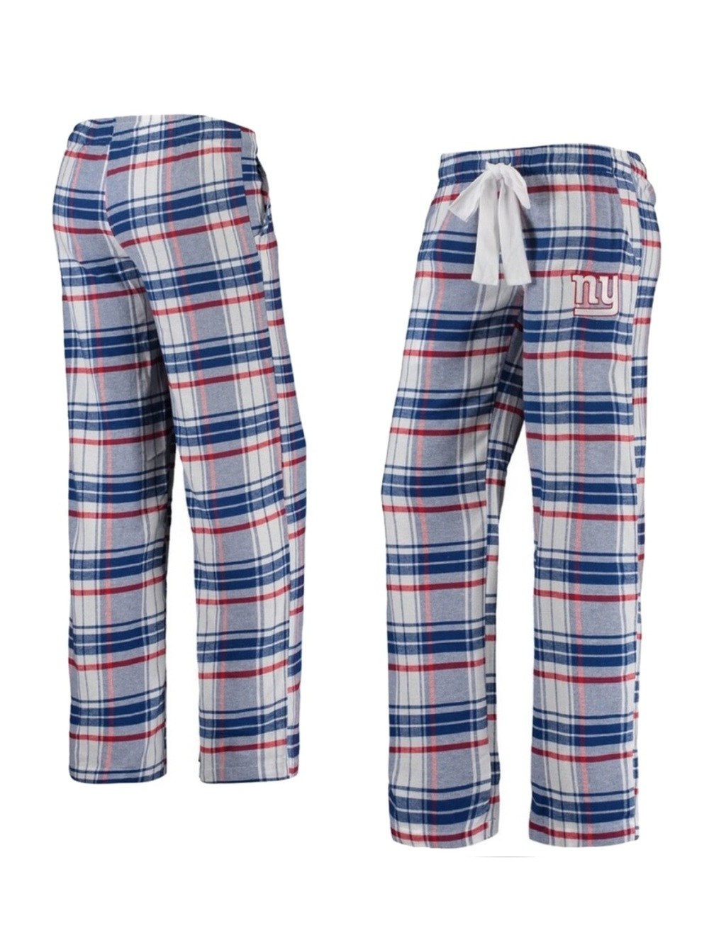 Concepts New York Giants NHL Officially Licensed Plaid Flannel Lounge Pants ❤️🤍💙